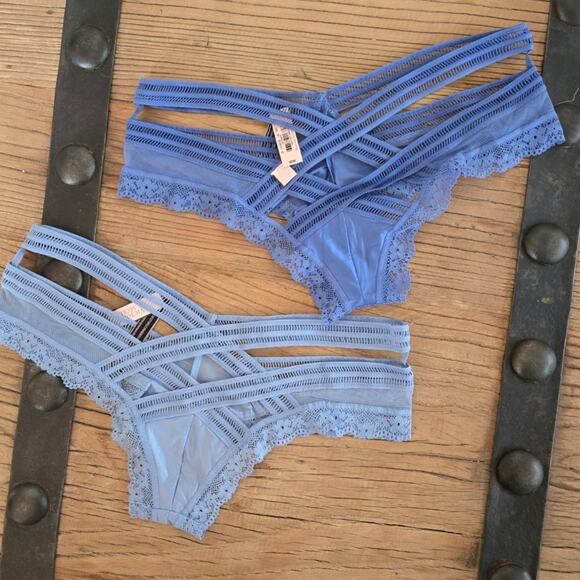 Victoria's Secret Very Sexy Cage Strappy Hipster Panty Bundle Sz M - Picture 2 of 4